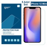Northcity iPhone 12 Mini 5.4 Ekran Koruyucu Jelatin 5’li Set – Çizilme & Kırılmaya Karşı HD Ultra Şeffaf Film