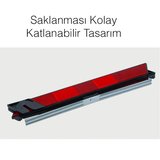 Northcity Katlanabilir Acil Durum Reflektörü - Oto Yansıtıcı Güvenlik İşareti 30x30 cm