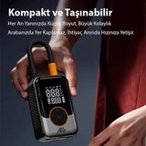 Northcity Akıllı Hava Kompresörü - Kablosuz Lastik Şişirici Mini Kompresör ve Araç Yedek Parçası