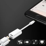 Northcity Y Cable iPhone 14-13-12-11 Lightning Kulaklık + USB Şarj Adaptörü - Hızlı ve Kesintisiz Ses