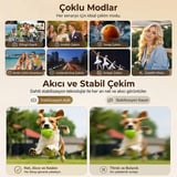 Northcity Ally Q8 PocketPro 4K Dijital Vlog ve Aksiyon Kamerası - 3 Eksenli Stabilizasyonlu