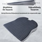 Northcity 4 Boyutlu Hafızalı Ortopedik Oturma Minderi - Ev ve Araç İçin Ergonomik Minder 5775