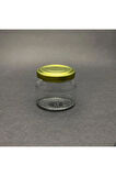 10 Adet 40 Cc Oval Cam Kavanoz - Metal Kapaklı - 40 ml Elips Kavanoz