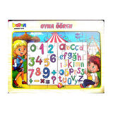 Ahşap Puzzle Oyna Öğren 20 Parça Puzzle Çarpım Tablosu