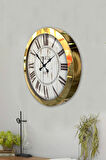 Hediyelik 36 Cm Gold Metal Paris 1807 Duvar Saati