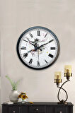 Hediyelik 40 Cm Siyah Metal Dans Duvar Saati