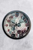 40 Cm Siyah Metal Sezgisel Duvar Saati