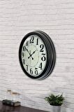 40 Cm Siyah Metal Retro Duvar Saati