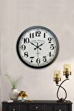 40 Cm Siyah Metal Regent Street Duvar Saati