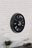 40 Cm Siyah Metal Playstation Duvar Saati