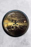 40 Cm Siyah Metal New York Duvar Saati