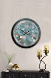 40 Cm Siyah Metal Modern Duvar Saati