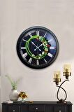 40 Cm Siyah Metal Kitchen Duvar Saati