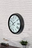 40 Cm Siyah Metal France Duvar Saati