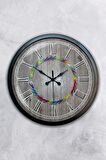 40 Cm Siyah Metal Cool Duvar Saati