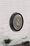 40 Cm Siyah Metal Cool Duvar Saati