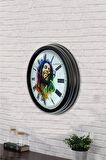 40 Cm Siyah Metal Bom Marley Duvar Saati