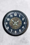 40 Cm Siyah Metal Ayetli Duvar Saati