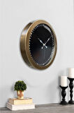 Hediyelik 36 Cm Eskitme Metal Sayısız Duvar Saati