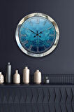 Hediyelik 36 Cm Krom Metal Elit Duvar Saati