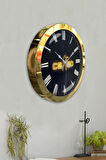 Hediyelik 36 Cm Gold Metal Csgo Duvar Saati