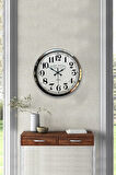 40 Cm Krom Metal Regent Street Duvar Saati