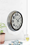 40 Cm Krom Metal Regent Street Duvar Saati