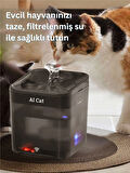 Akıllı Kedi Köpek Su Şelalesi Su Pınarı Su Sebili - Wifi Destekli - Uv  - 2.2 Lt Otomatik Su kabı