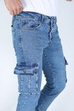 KARGO CEPLİ ERKEK KOT PANTOLON