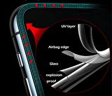 Apple İphone 12 Mini Airbag destekli Hayalet Cam Ekran Koruyucu