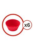 Onikiden Airfryer Silikon Kek Muffin Kalıbı 6’lı - Tüm Hava Fritözleriyle Uyumlu Sl33