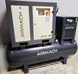 AIRMACH 7,5 KW 10 HP TANK ÜSTÜ TAM SET 