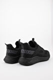 AIRTRACK Erkek Siyah Yürüyüş Ayakkabısı Sneaker-hafif Ayakkabı-taban 3cm AT.DRG702
