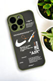 iPhone 14 Pro Uyumlu Air Desenli Buzlu Şeffaf Lüx Telefon Kılıfı