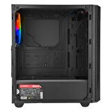 RAMPAGE GRAND 600W 1X140MM RGB FAN 80+ BRONZE TEMPERED GLASS LED SERITLI GAMING OYUNCU KASA