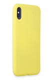 Apple iPhone X Kılıf First Silikon - Sarı