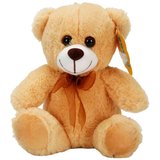 0998 SUN-JHN-PFF-SK PELUŞ AYI OTURAN KURDELELİ 21CM  -Stokta Olan Renk Gönderilir