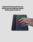 Türkçe Q Klavye RGB Işıklı Ergonomik Tasarımlı