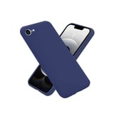 Apple iPhone 16E Kılıf First Silikon - Lacivert