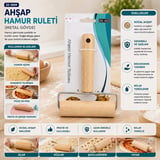 Ahşap Saplı Metal Hamur Ruleti