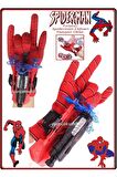 Örümcek Adam Atıcı Eldiven Spiderman Oyuncak Yapışan Oklar Fırlatıcı Spıder