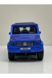 Mercedes G63 Jeep 4'Lü Set Koleksiyonluk Metal Sesli Işıklı Diest Car Oyuncak model Araba 12 cm