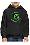 Erkek çocuk Mevsimlik Kapüşonlu Sweatshirt Hoodie 5 6 7 8 9 10 11 12 yaş Minecraft