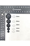 AKRİLİK KABŞON TAŞ (10 ADET)