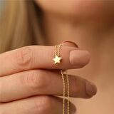 925 Ayar Gümüş Yıldız Kolye