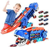 Sunman 3in1 Maxx Wheels Dönüşebilen Dinozor Yarış Kamyonu Oyun Seti