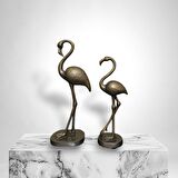 2'li Antrasit Flamingo Biblo