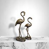 2'li Antrasit Flamingo Biblo
