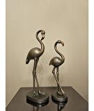 2'li Antrasit Flamingo Biblo