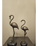 2'li Antrasit Flamingo Biblo